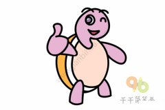 一分钟教你画 乌龟简笔画