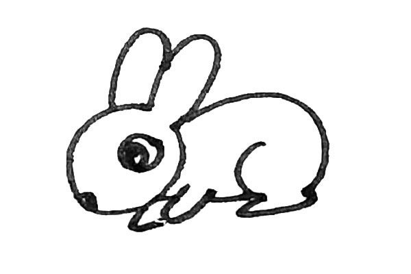 小兔子简笔画