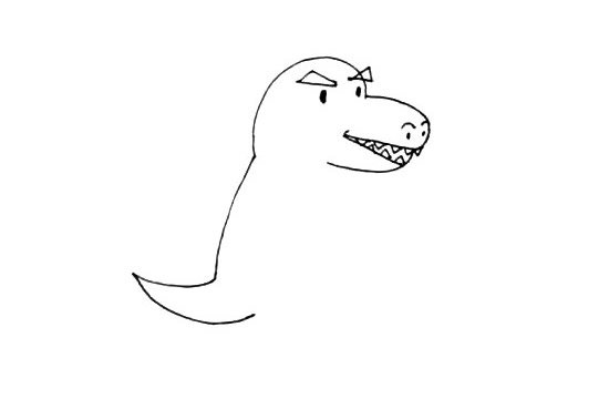 小怪兽简笔画画法步骤图片