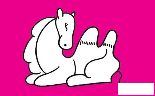 骆驼简笔画图片