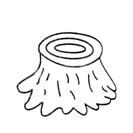 树桩简笔画大全