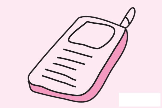 手机简笔画图片