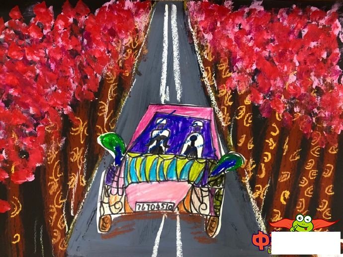 幼儿画画大全简单漂亮,最美的公路