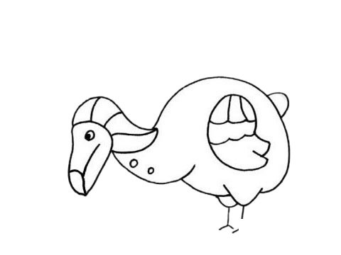 渡鸟(渡鸦)简笔画图片