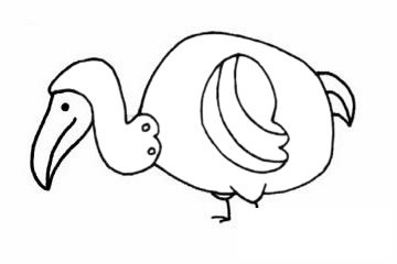 渡鸟(渡鸦)简笔画图片