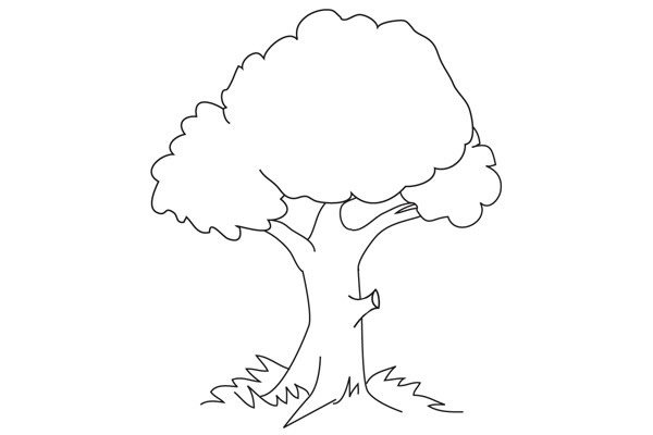 大树简笔画