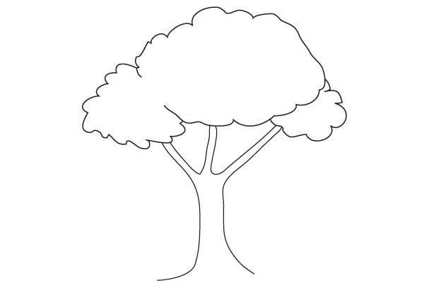 大树简笔画