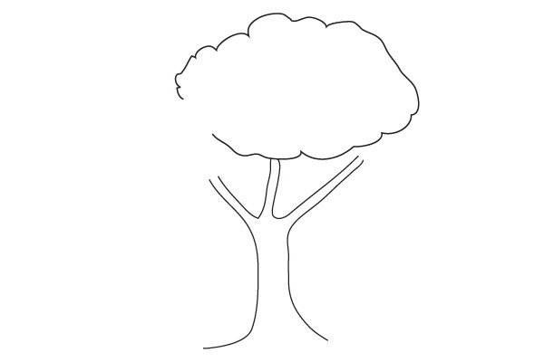 大树简笔画