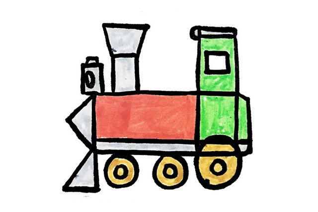 火车简笔画