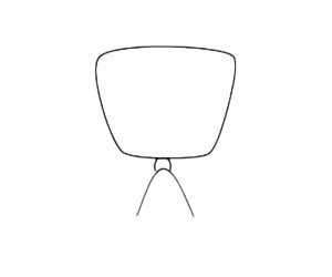 奖牌简笔画图片步骤二