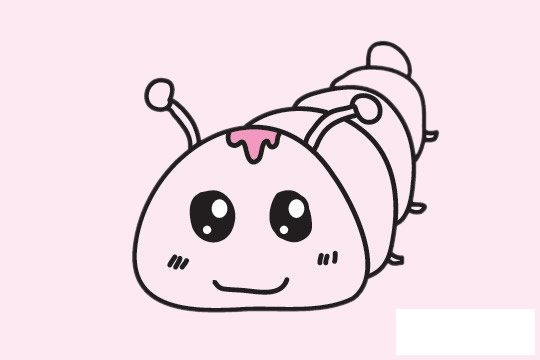 毛毛虫简笔画图片