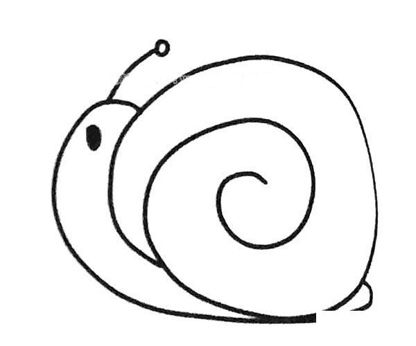 蜗牛简笔画图片3
