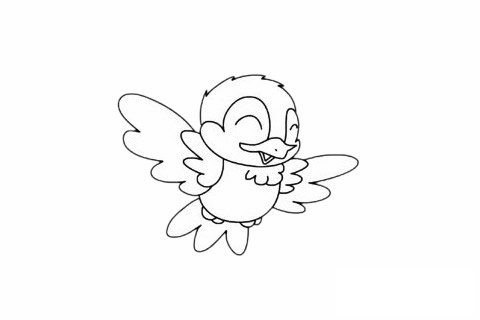 小鸟简笔画