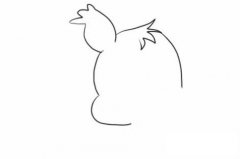 松鼠简笔画的画法步骤教程