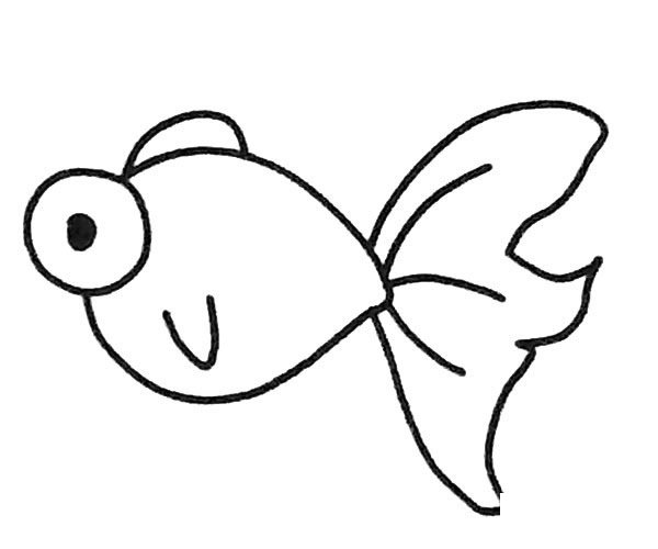 金鱼简笔画图片3