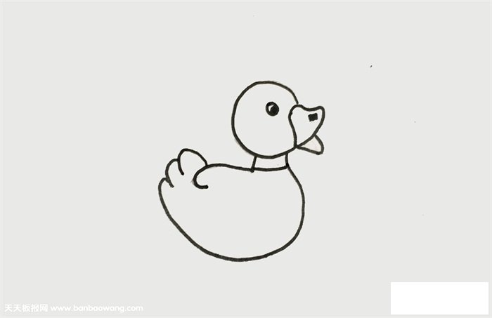 小鸭子怎么画简单漂亮