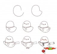 鸽子怎么画简单又好看，儿童鸽子简笔画