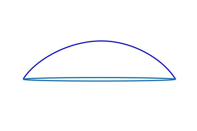 雨伞简笔画步骤图