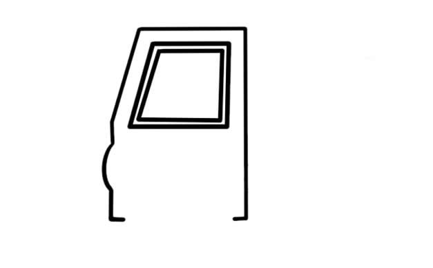 消防车简笔画步骤图解画法