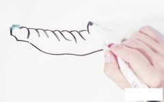 怎么画卡通鳄鱼简笔画步骤图解