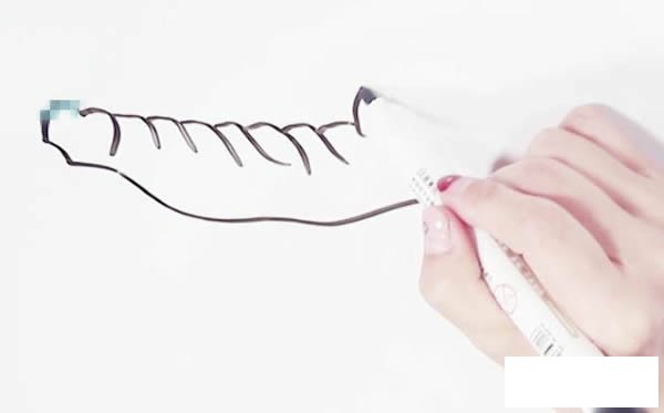 卡通鳄鱼简笔画步骤图解