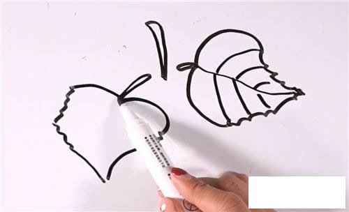 葡萄简笔画的画法步骤图