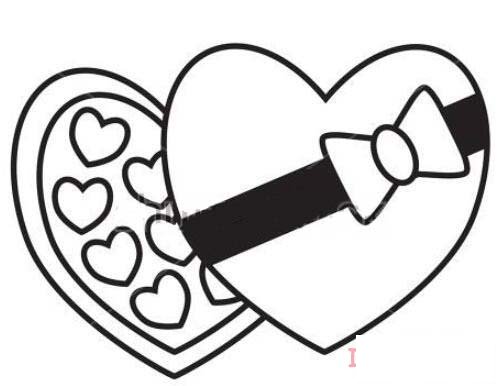 儿童画一盒巧克力的画法教程 巧克力简笔画图片