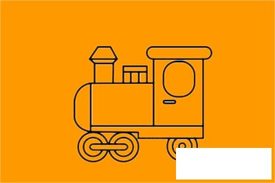 火车简笔画图片
