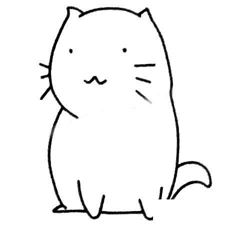小猫简笔画