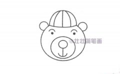 小熊简笔画画法_怎么画小熊的简笔画