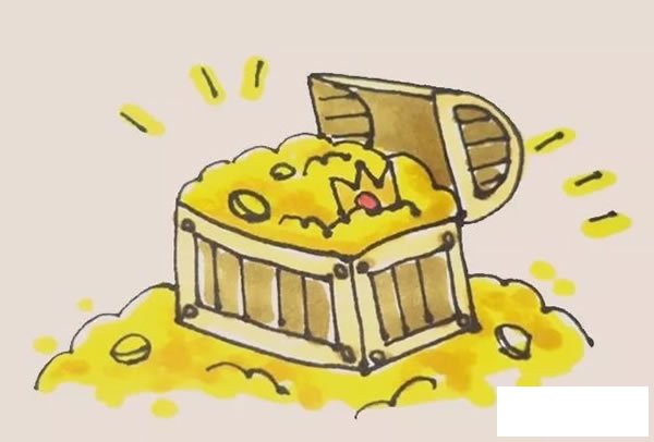 宝箱简笔画
