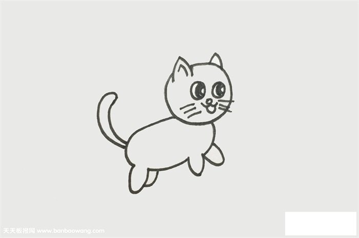 猫和老鼠怎么画