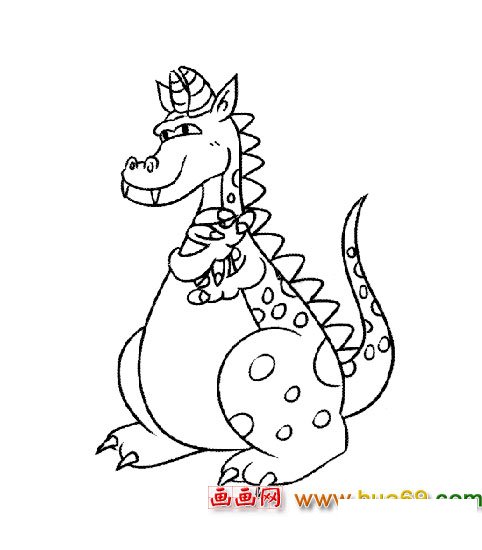 动物简笔画│恐龙5