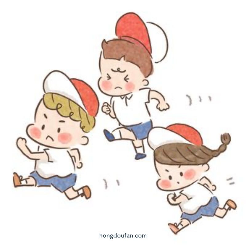 h_run.jpg 小学生运动会!跑步简笔画大全