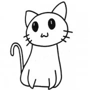 猫咪的简笔画大全可爱