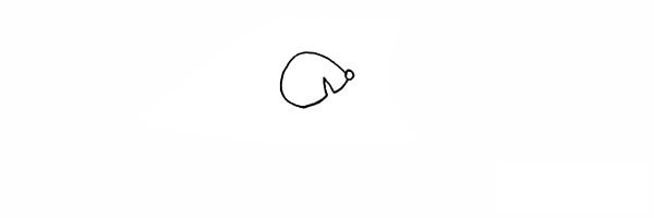 喜欢吃坚果的松鼠简笔画