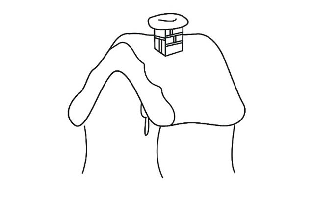 漂亮的雪屋简笔画