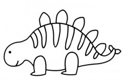 剑龙简笔画图片