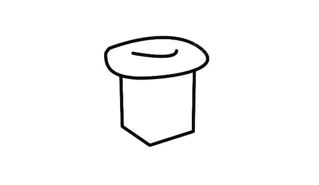 漂亮的雪屋简笔画