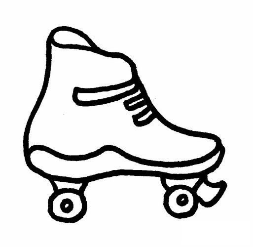 旱冰鞋简笔画教程步骤图解