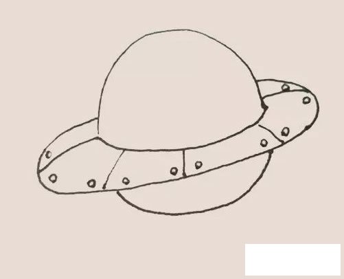 UFO外星人简笔画