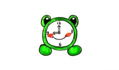 青蛙闹钟简笔画怎么画