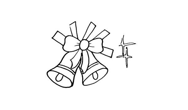 圣诞铃铛简笔画