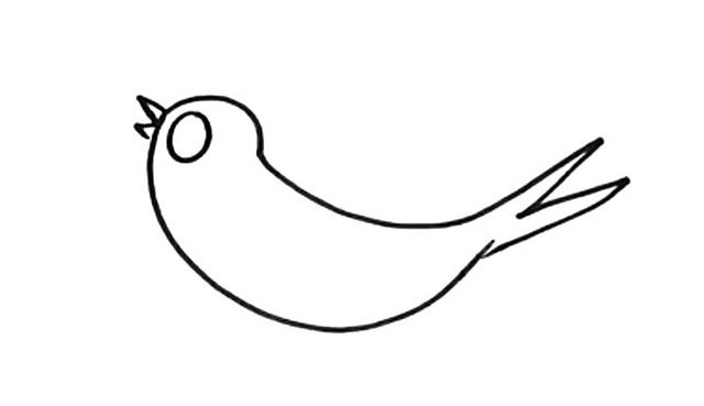 小燕子简笔画