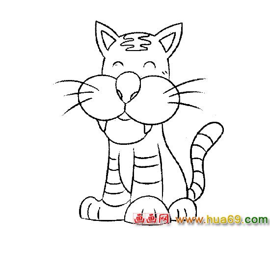 老虎先生│动物简笔画4