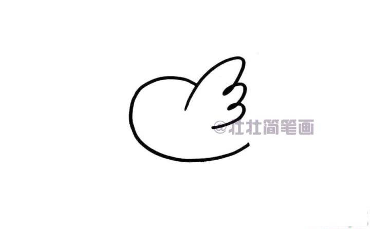 小鸟简笔画画法_怎么画小鸟的简笔画