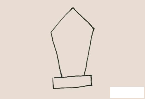 令牌简笔画图片