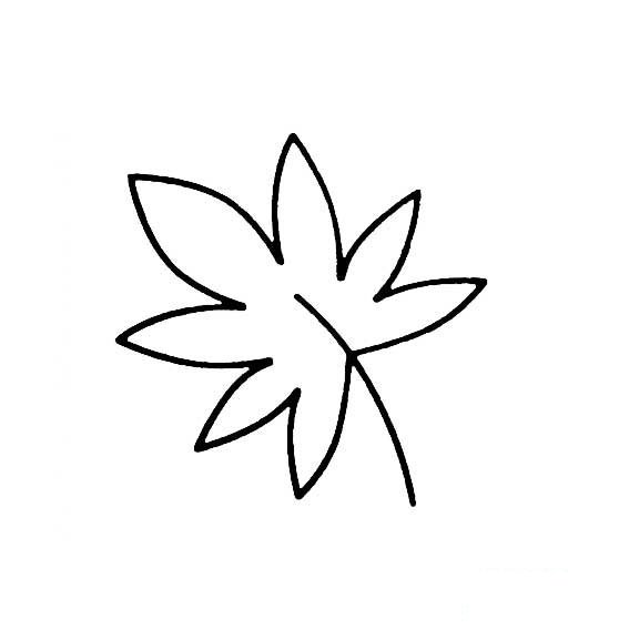 枫叶的画法