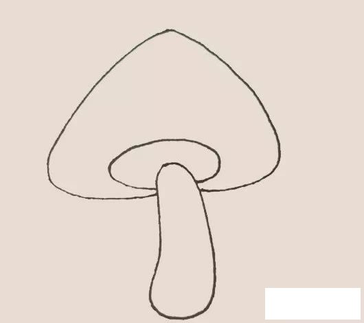 蘑菇简笔画