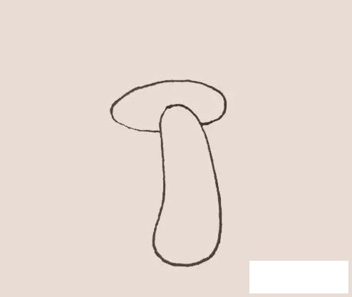 蘑菇简笔画